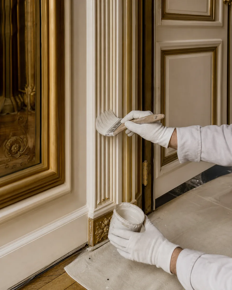 Application d’une sous-couche sur moulure et encadrement